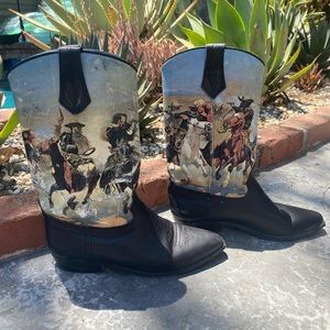 Seychelles Hand Painted Cowboy Boots 7 1/2